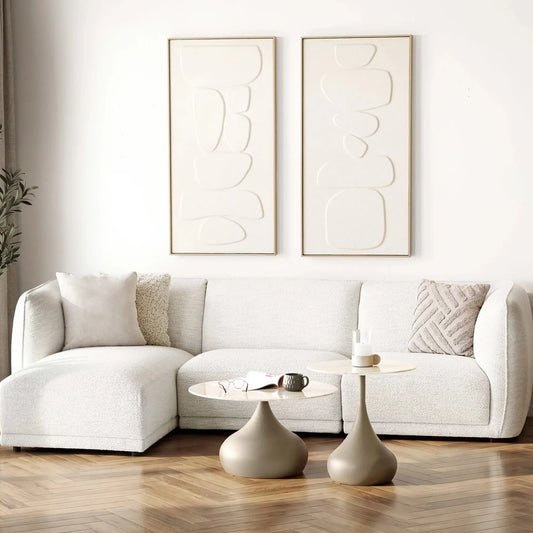 House Nordic Noor Loungesoffa, Offwhite