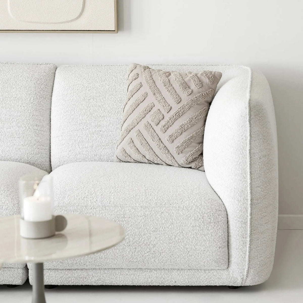 House Nordic Noor Loungesoffa, Offwhite