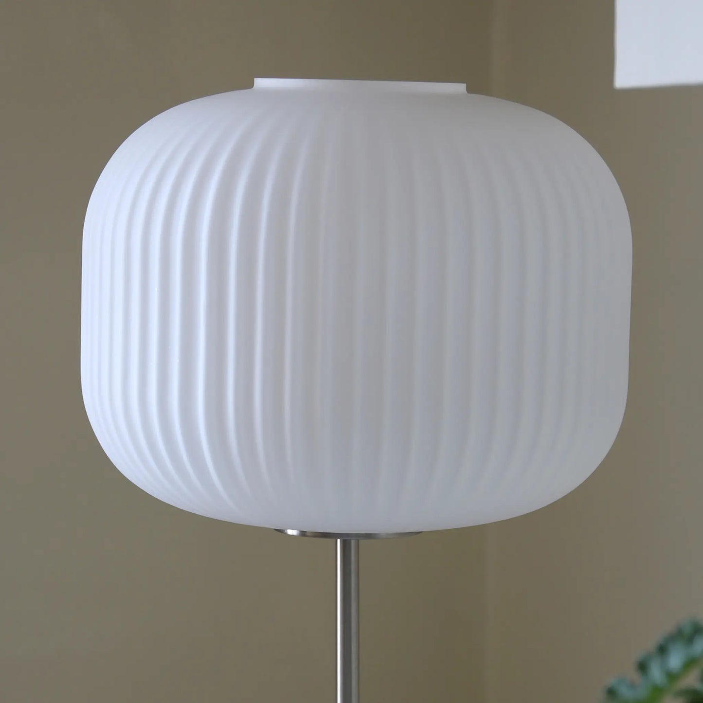 Markslöjd Sober Bordlampa 1 l, Vit/Satin Nickel
