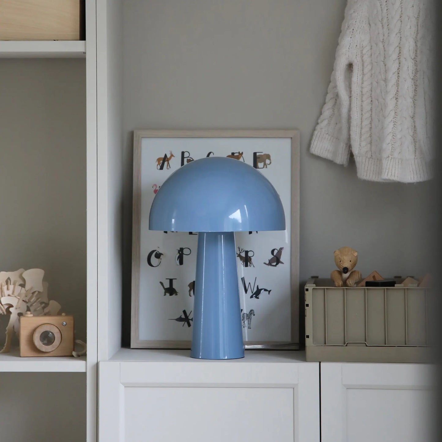 Markslöjd Mantar Bordlampa 1 l, Blå