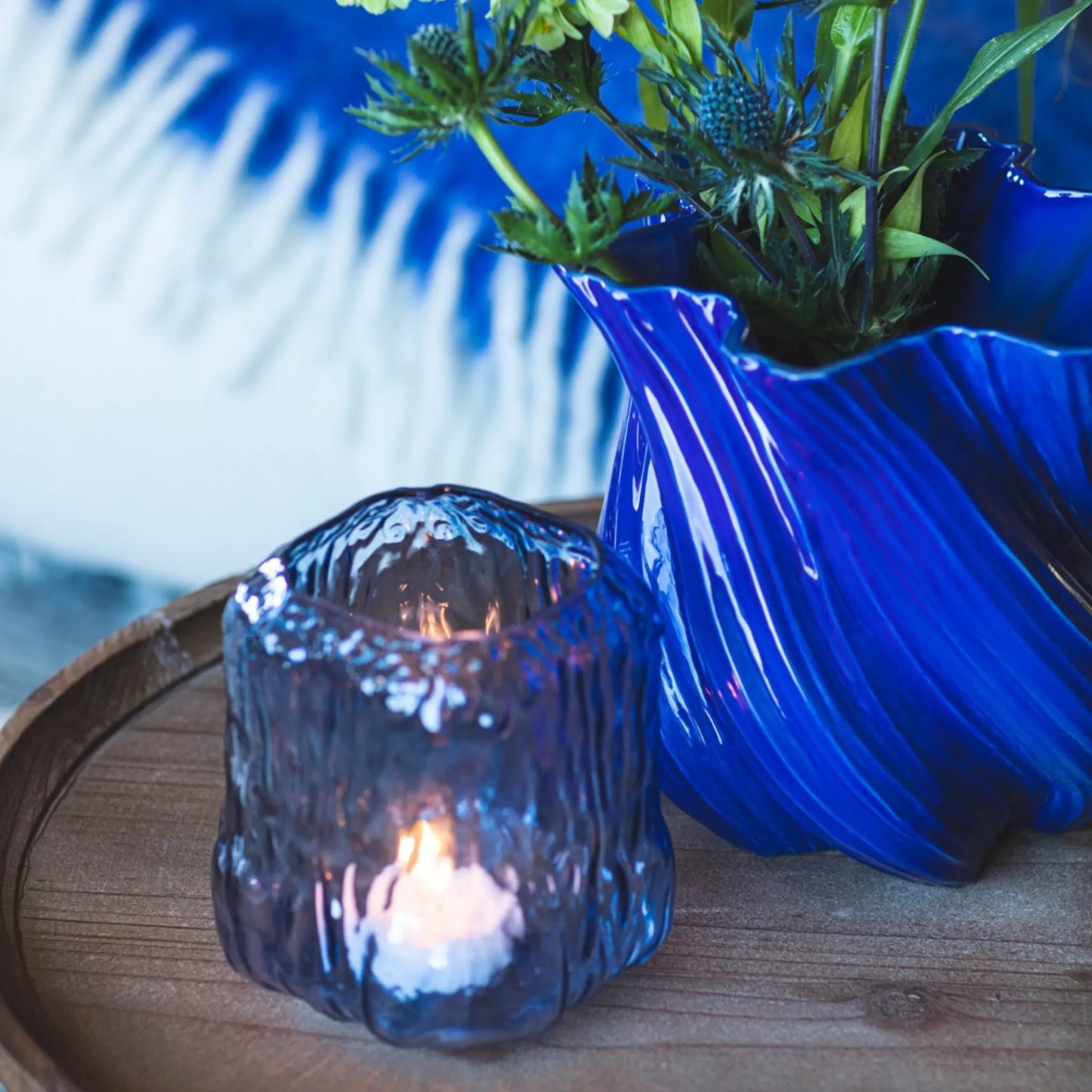 Mogihome, Heli Vas/ljuslykta, Blå