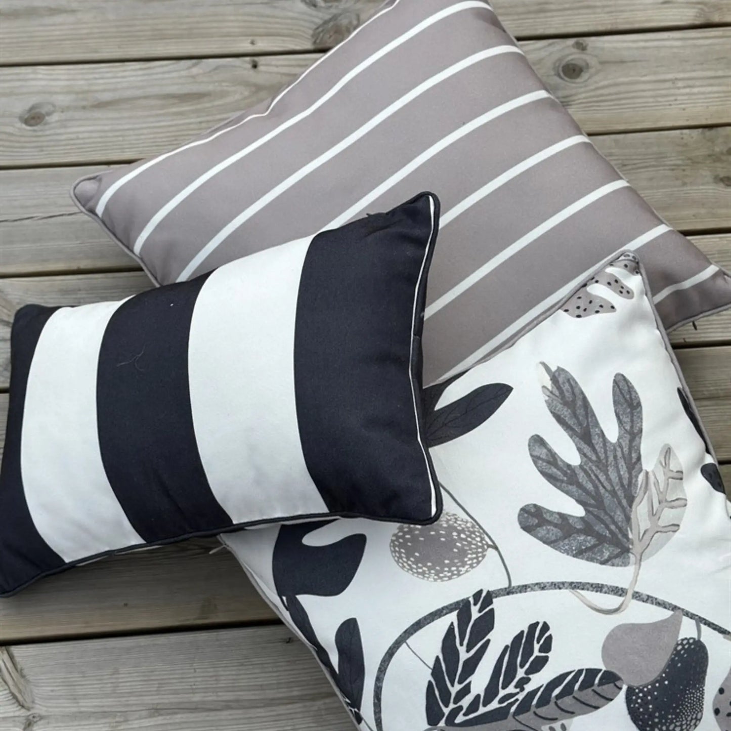 Mogihome, Sunny Kudde, Svart/Vit