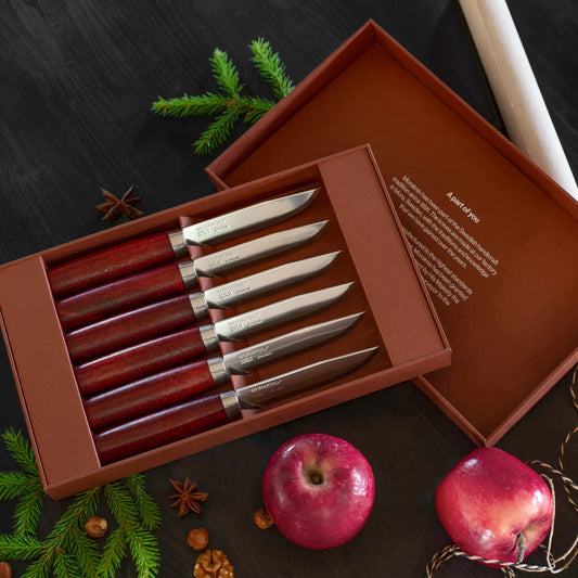 Morakniv Köttkniv Classic 6st 20,5cm, Röd