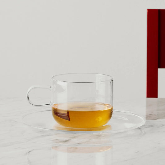 Kosta Boda, Viva Kopp Med Fat 30 cl 2-pack, Klar-Silvra Home