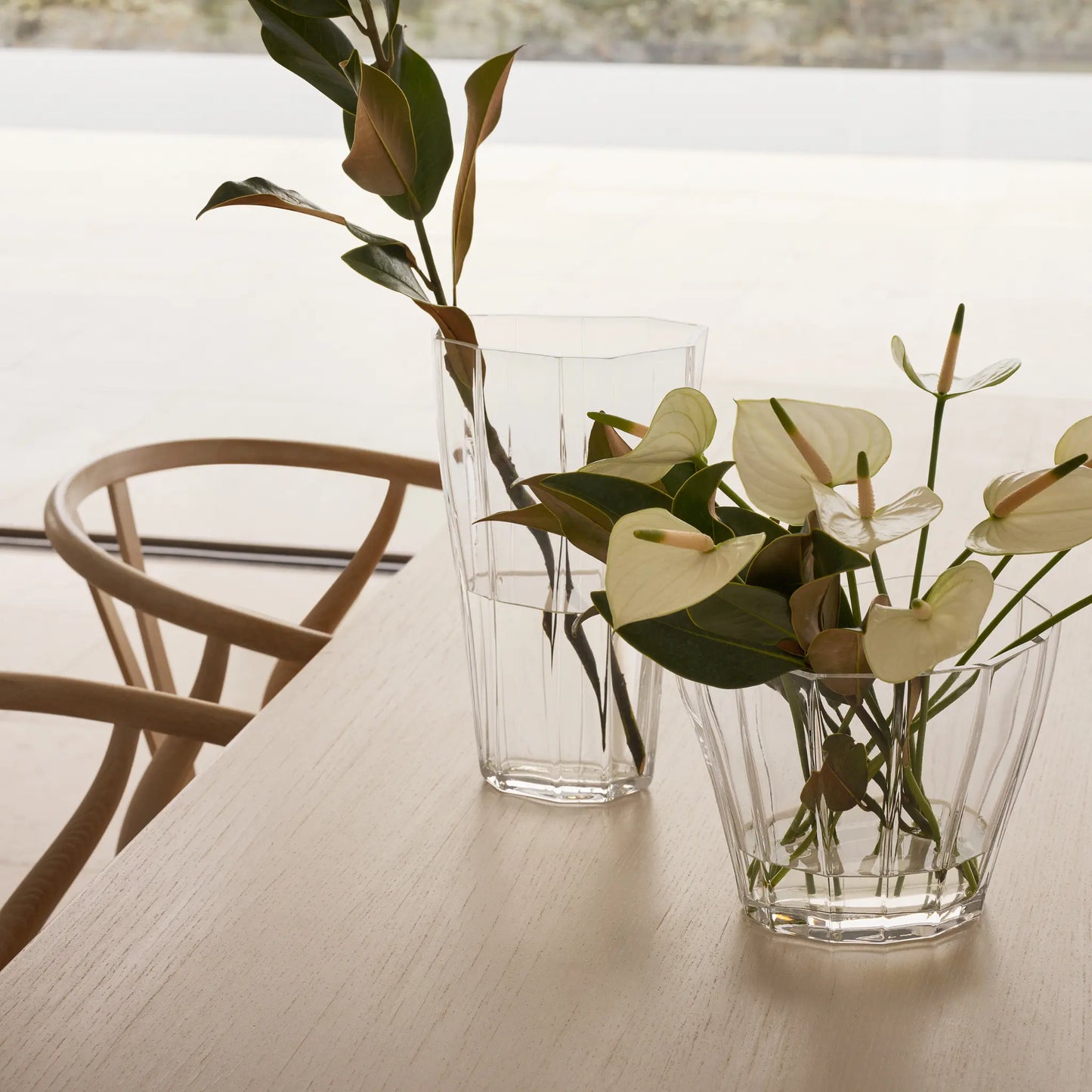 Orrefors, Reed Vas 17,5 cm, Klar