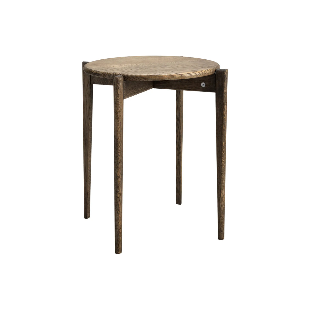 Oscarssons Möbel Tilia Fåtöljbord Ø51x55 cm, Rökt Ek