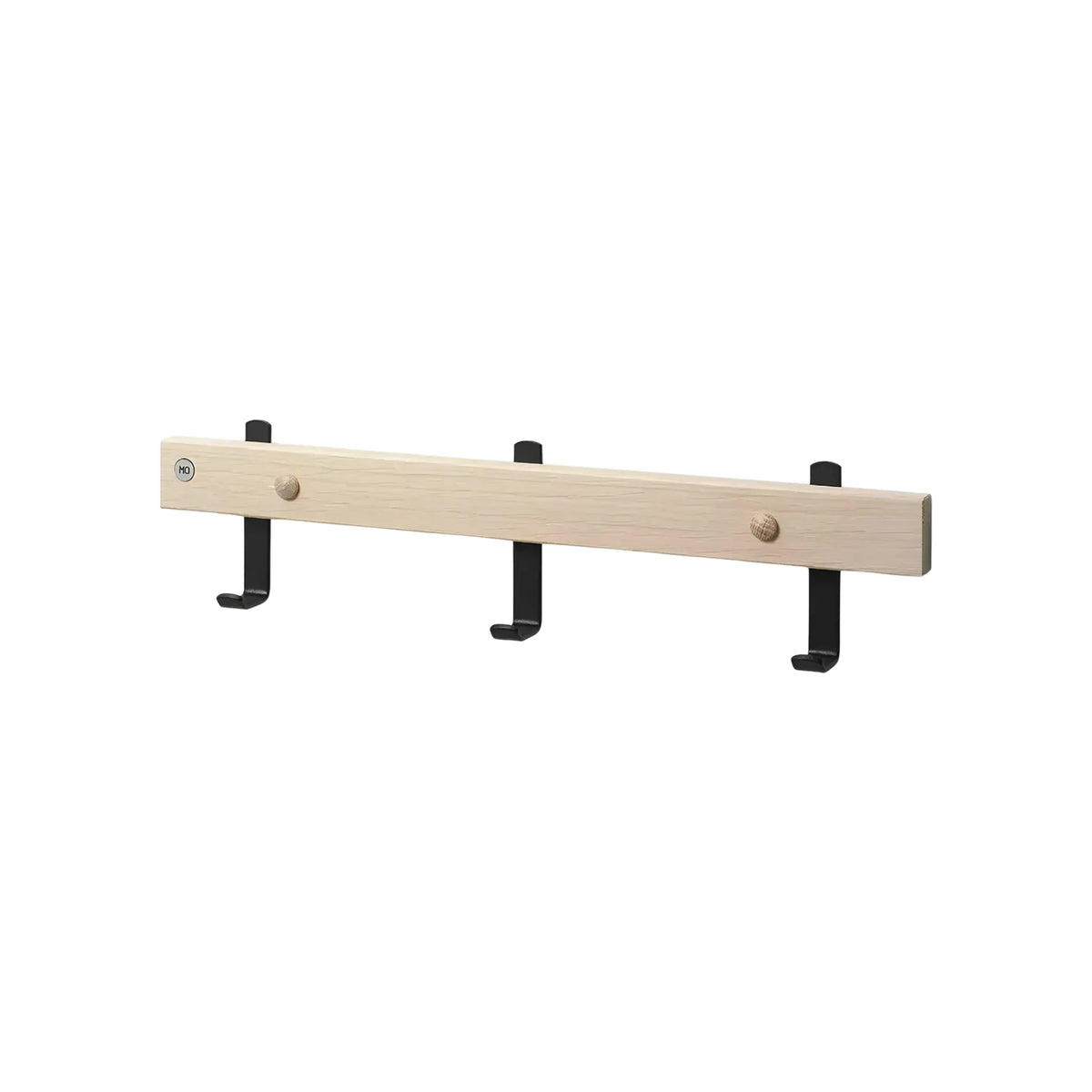 Oscarssons Möbel Nadja Kroklist 40 cm Vitoljad Ek/Mattsvart stål