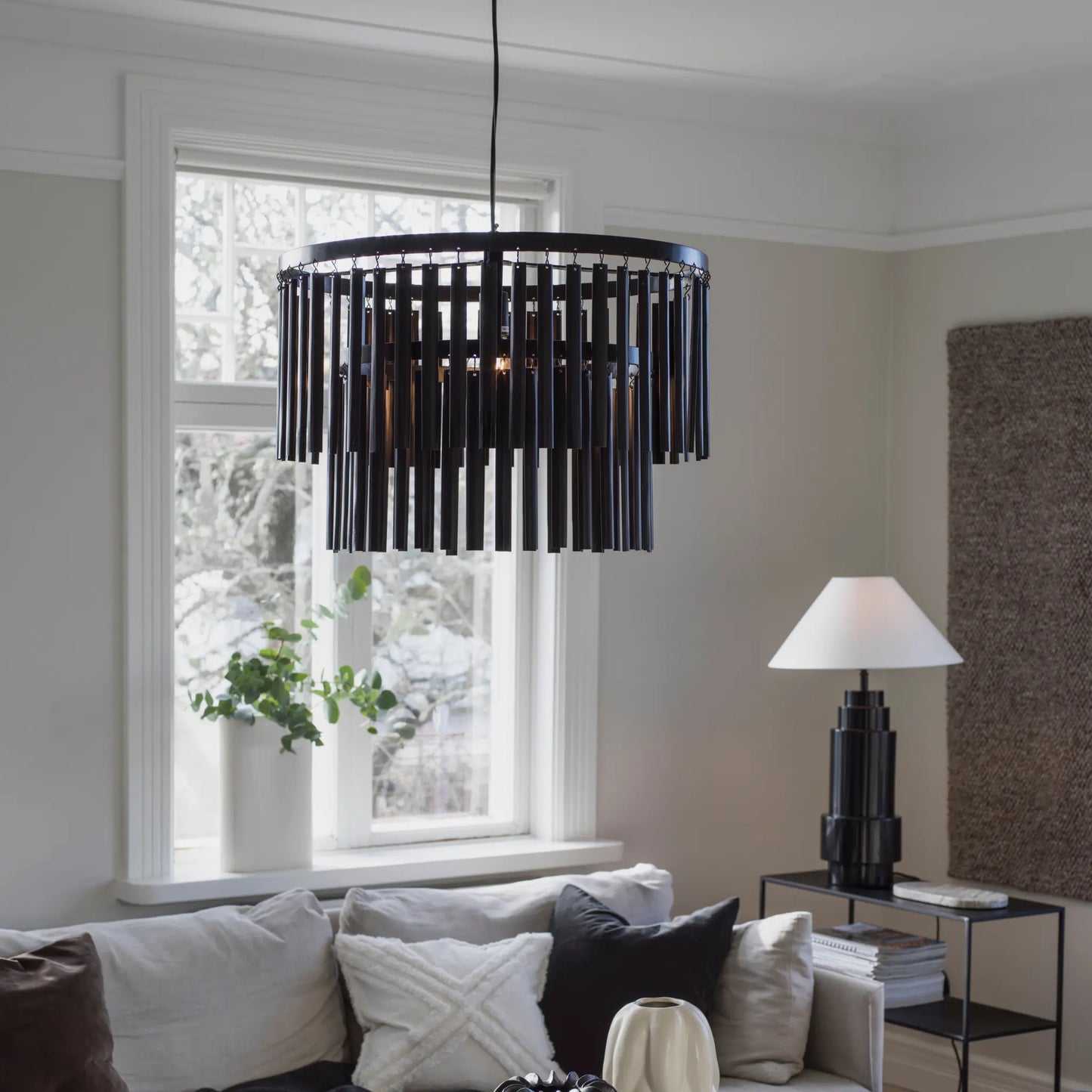 PR Home Marlow Takkrona 45cm, Svart