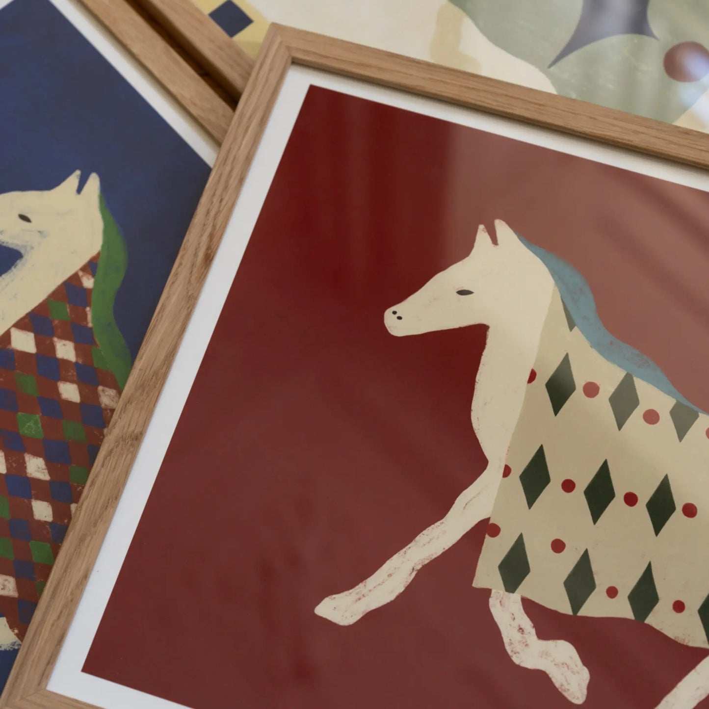 The Poster Club Horse Bordo Poster 100x140