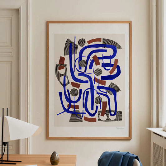 The Poster Club Circling Pieces 50x70