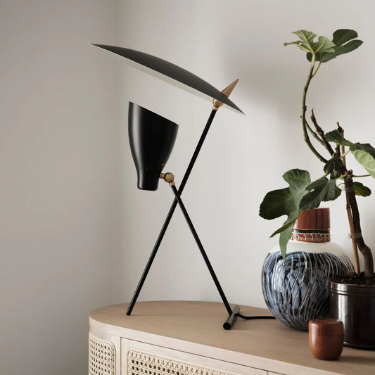 Warm Nordic, Silhouette Bordslampa, Black Noir