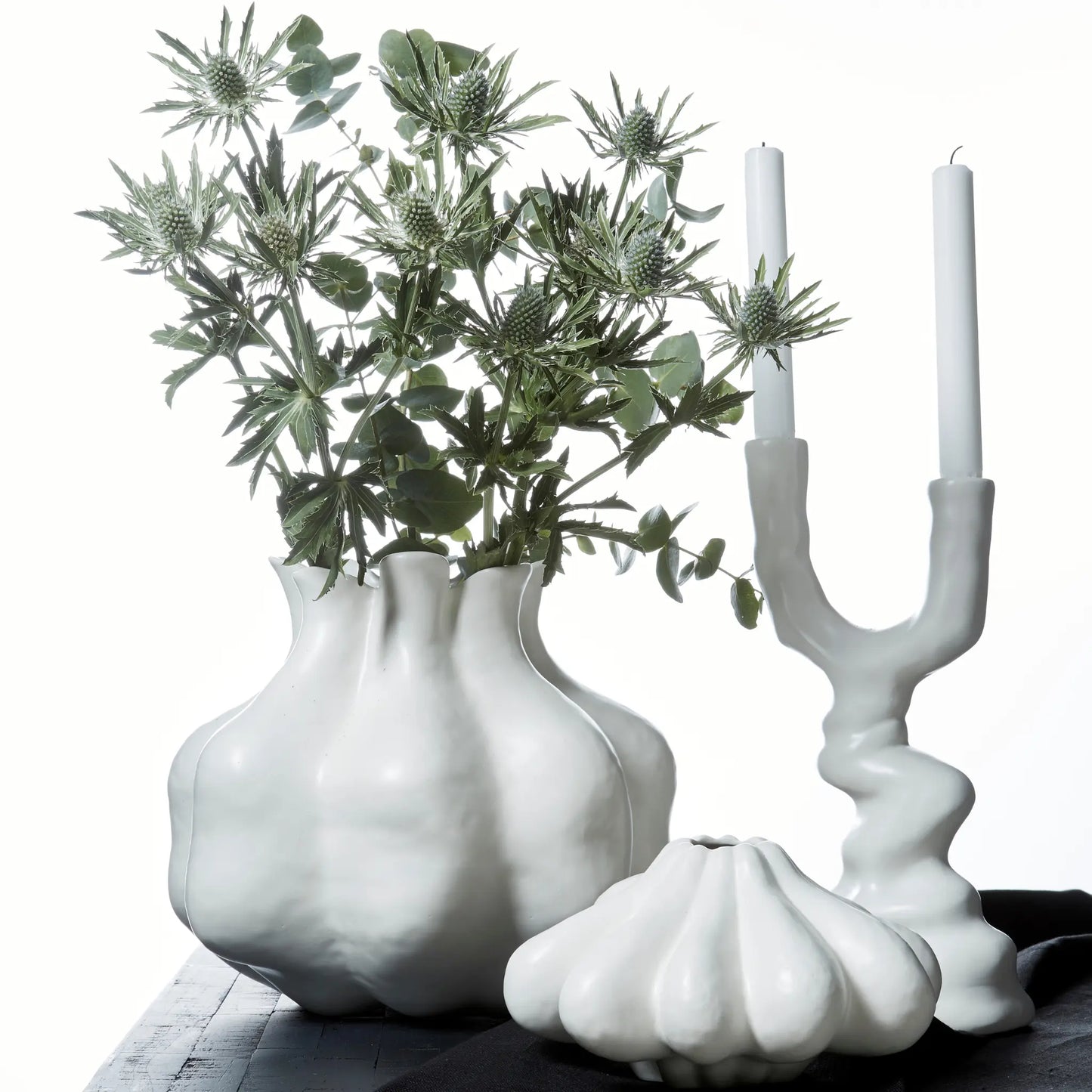 Wikholmform, Violet Vas L, Vit