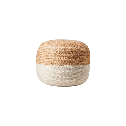 Affari of Sweden, Juni Sittpuff, Natur/elfenben-Silvra Home