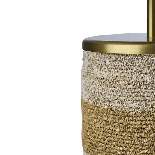 Affari of Sweden, Lando Bordslampa, Vit/natur-Silvra Home