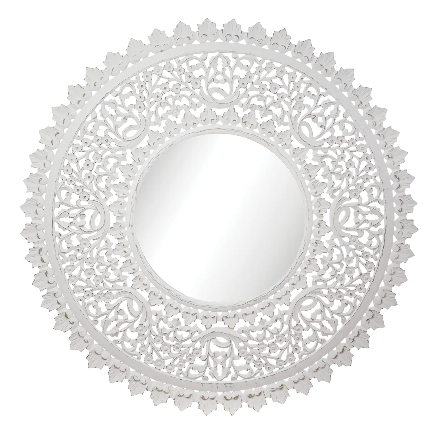 Affari of Sweden, Carve Spegel, Vit-Silvra Home