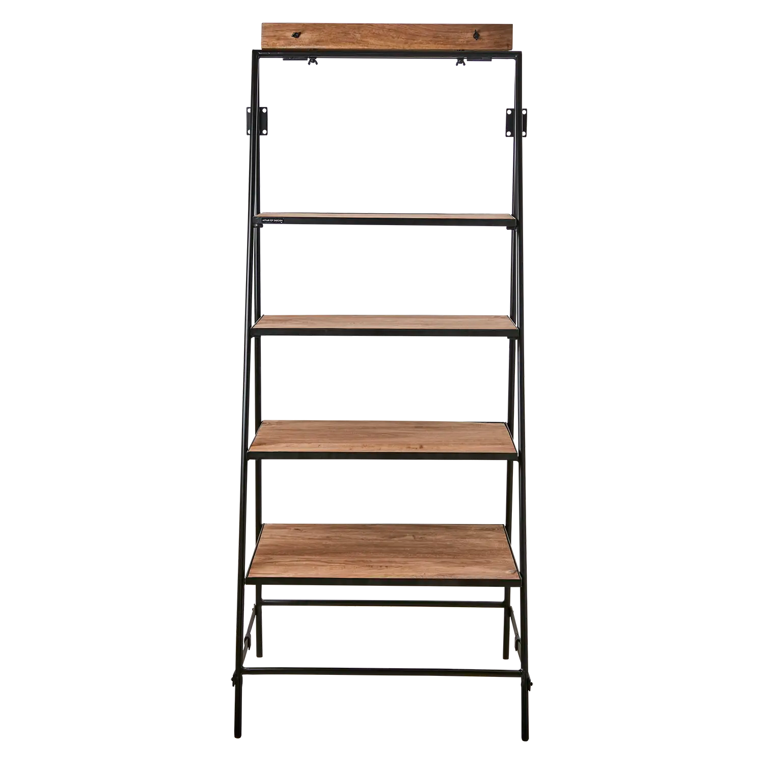 Affari of Sweden, Stanley Hylla, Svart/natur-Silvra Home