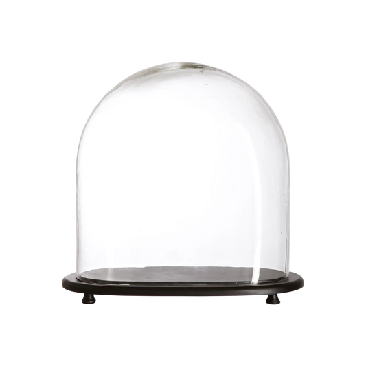 Affari of Sweden, Bella Glaskupa med fat M, Klar/svart