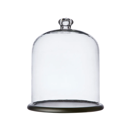 Affari of Sweden, Bella Glaskupa med fat L, Klar/svart