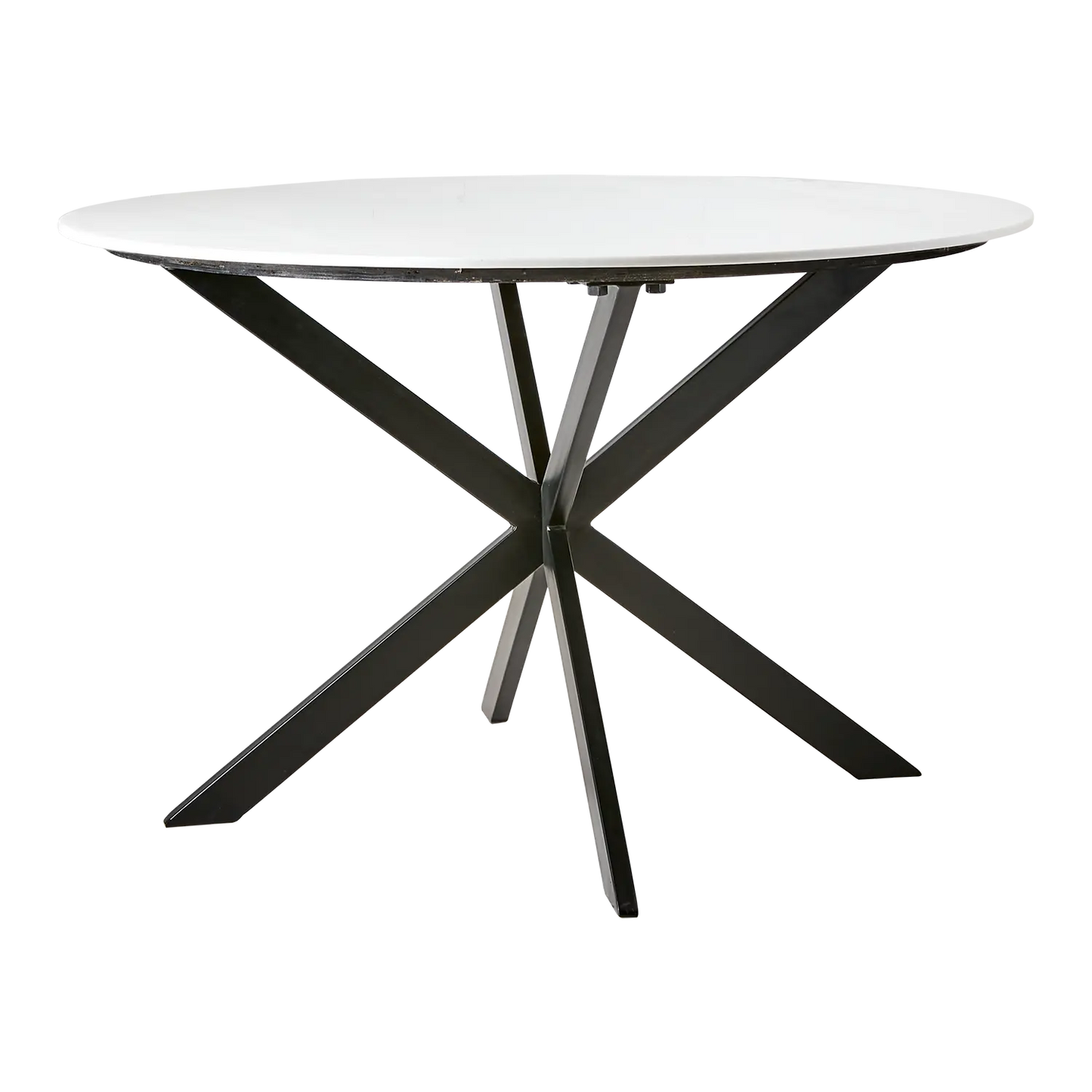 Affari of Sweden, Milan Bord, Vit/svart-Silvra Home