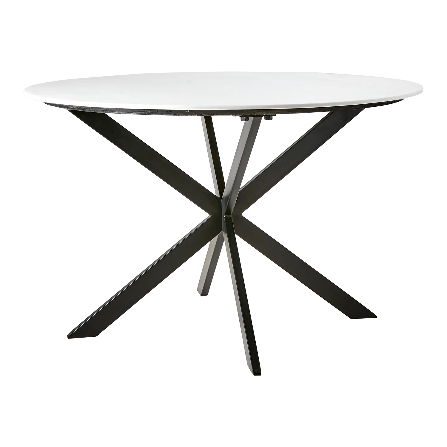 Affari of Sweden, Milan Bord, Vit/svart-Silvra Home