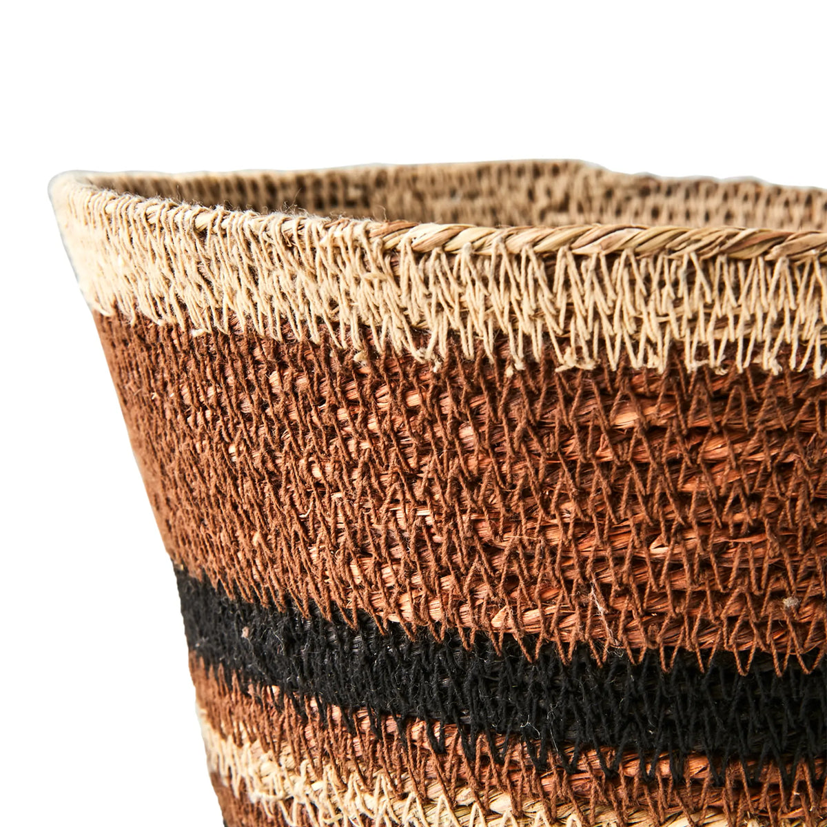 Affari of Sweden Madiba Korg, Set Om 3, Brun/beige/svart