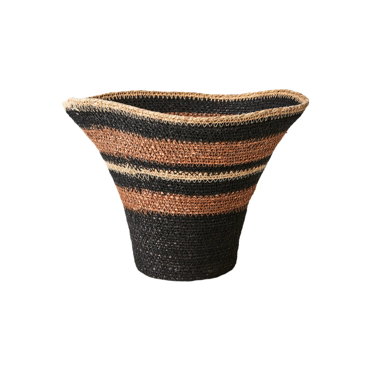 Affari of Sweden Madiba Korg, Set Om 3, Svart/brun/beige