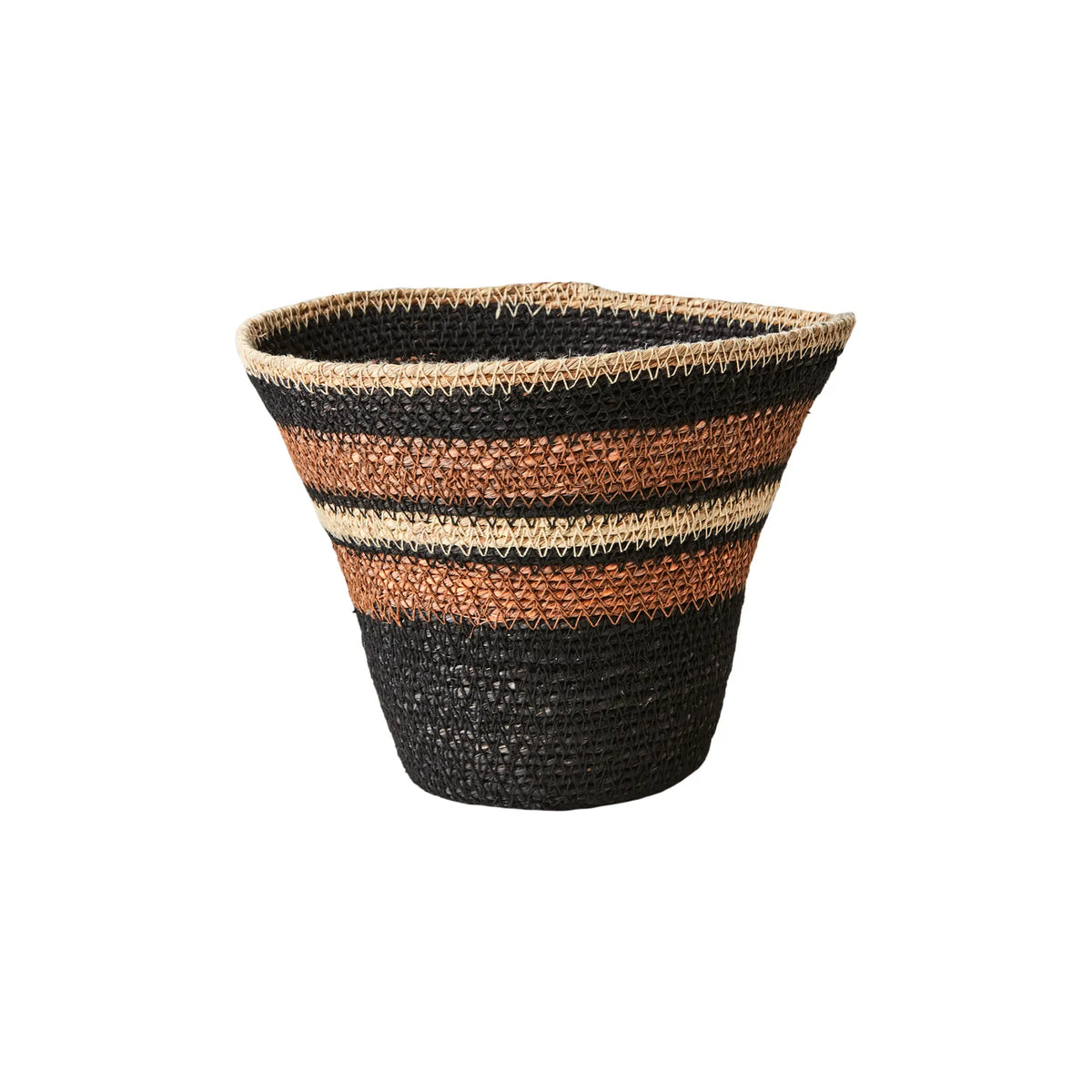 Affari of Sweden Madiba Korg, Set Om 3, Svart/brun/beige
