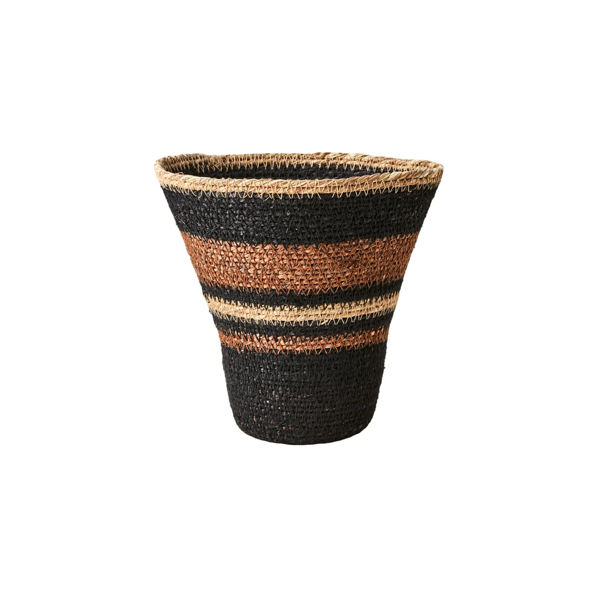 Affari of Sweden Madiba Korg, Set Om 3, Svart/brun/beige