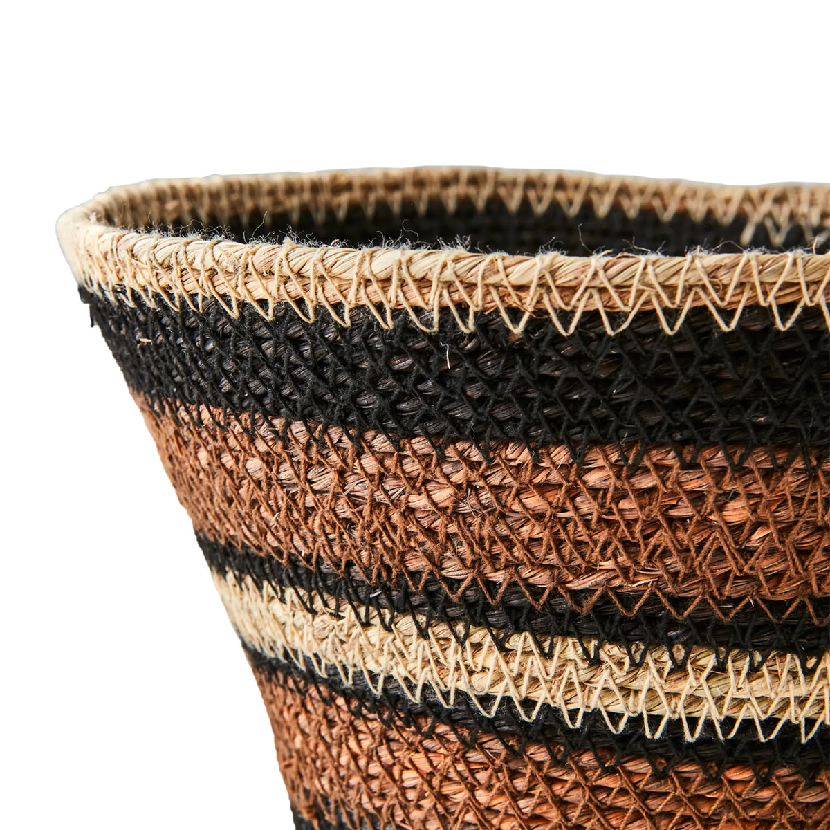 Affari of Sweden Madiba Korg, Set Om 3, Svart/brun/beige