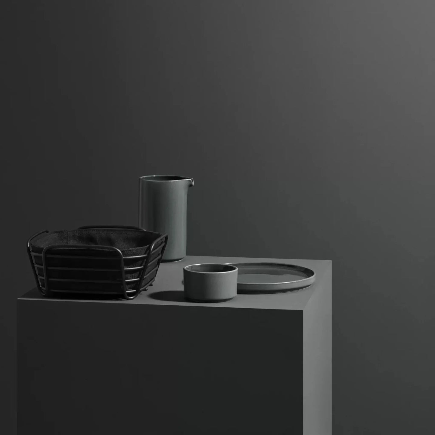 blomus Delara Brödkorg 25 cm, Svart