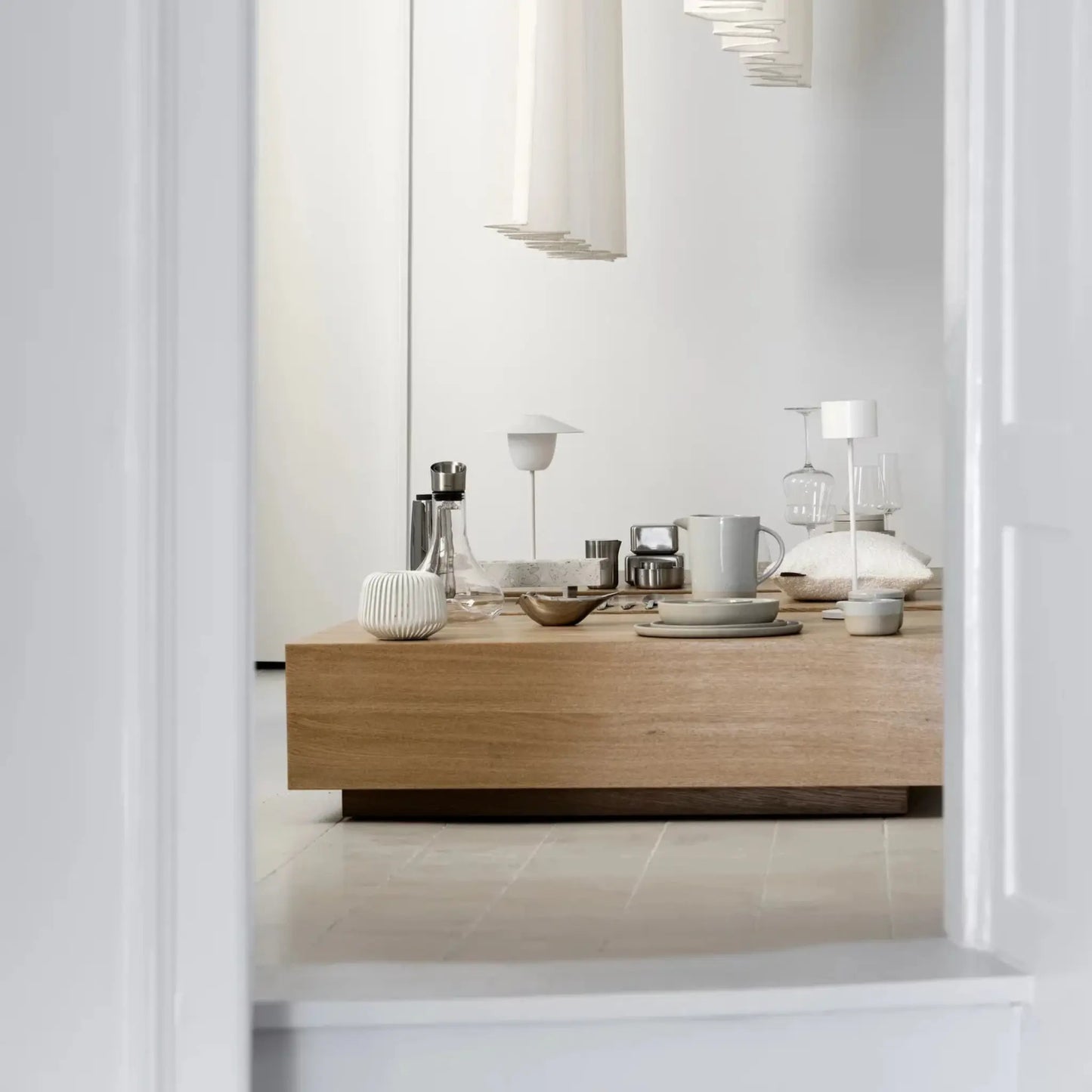 blomus Lito Lanterna Ljuslykta XS, Stålgrå
