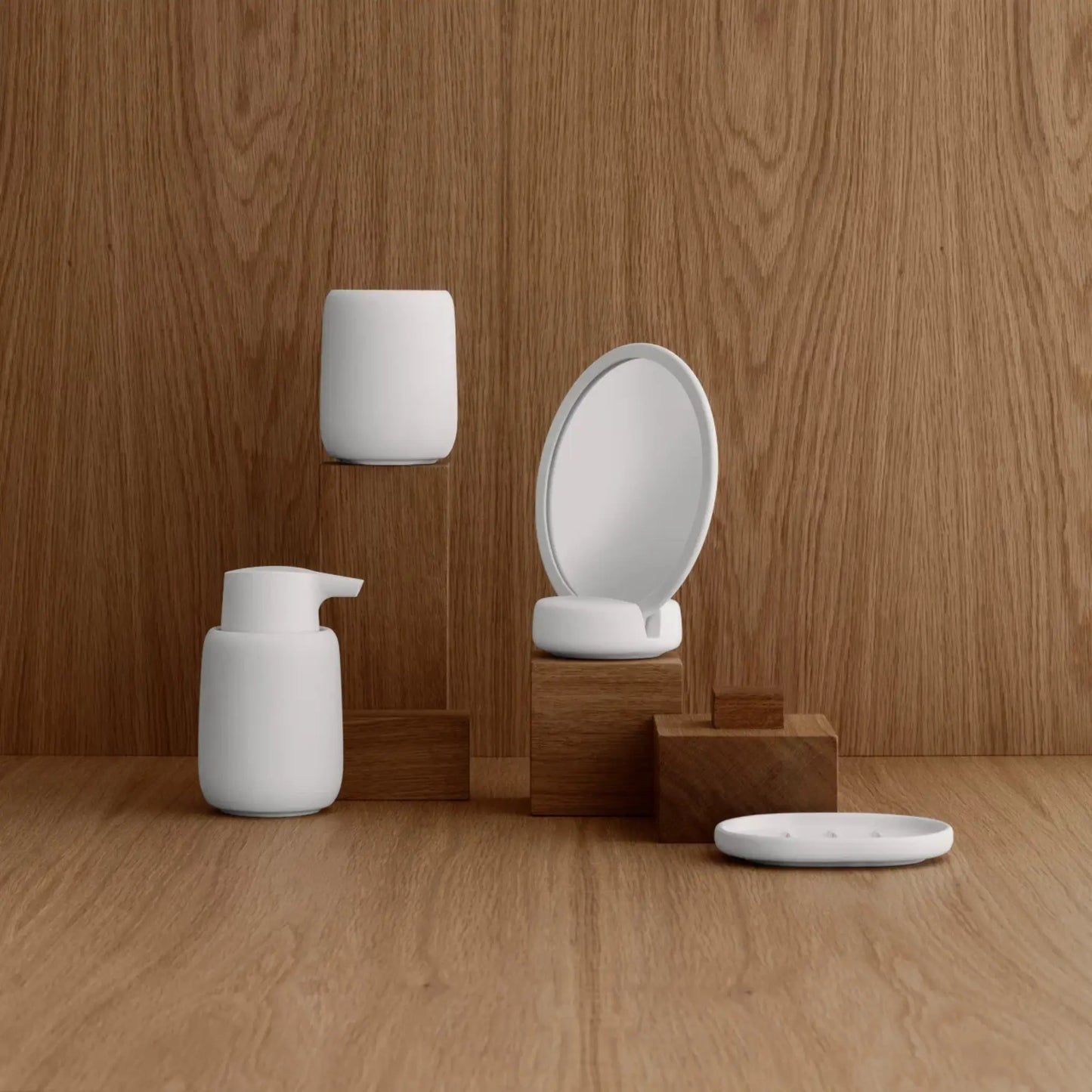 blomus Sono Bricka 10x19 cm, Vit