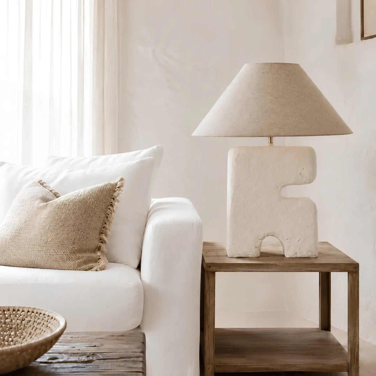 Bazar Bizar The L’Objet Bordslampa L, Vit