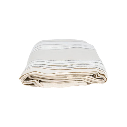 Bazar Bizar The Provence Bordsduk 150x250 cm, Natur/Svart/Vit