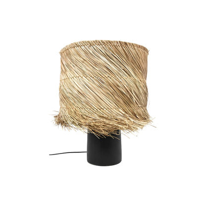 Bazar Bizar The Pandan Bordslampa, Svart/Natur