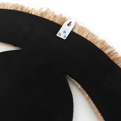 Bazar Bizar The Raffia Eye Spegel M, Natur