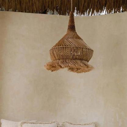 Bazar Bizar The Hippy Tipi Taklampa L, Natur