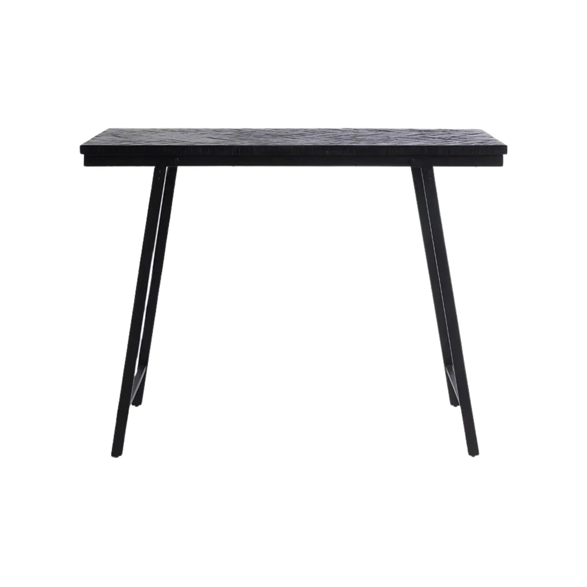 Bazar Bizar The Herringbone Bord Högt 140 cm, Svart