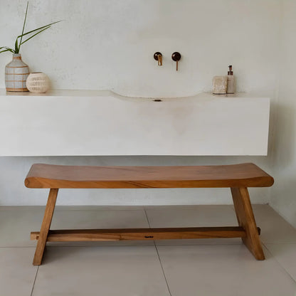 Bazar Bizar The Suar Bänk 120 cm, Natur