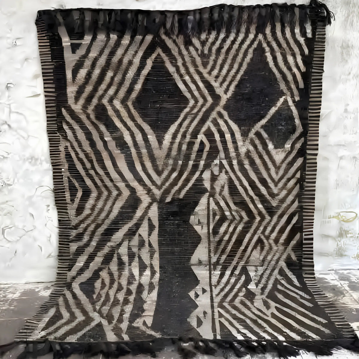 Bazar Bizar The Handwoven Afghan Matta #0498
