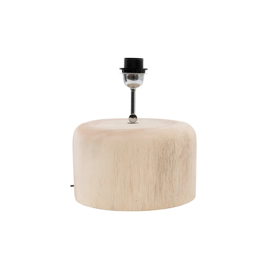 Bazar Bizar The Teak Wood Bordslampfot, Natur
