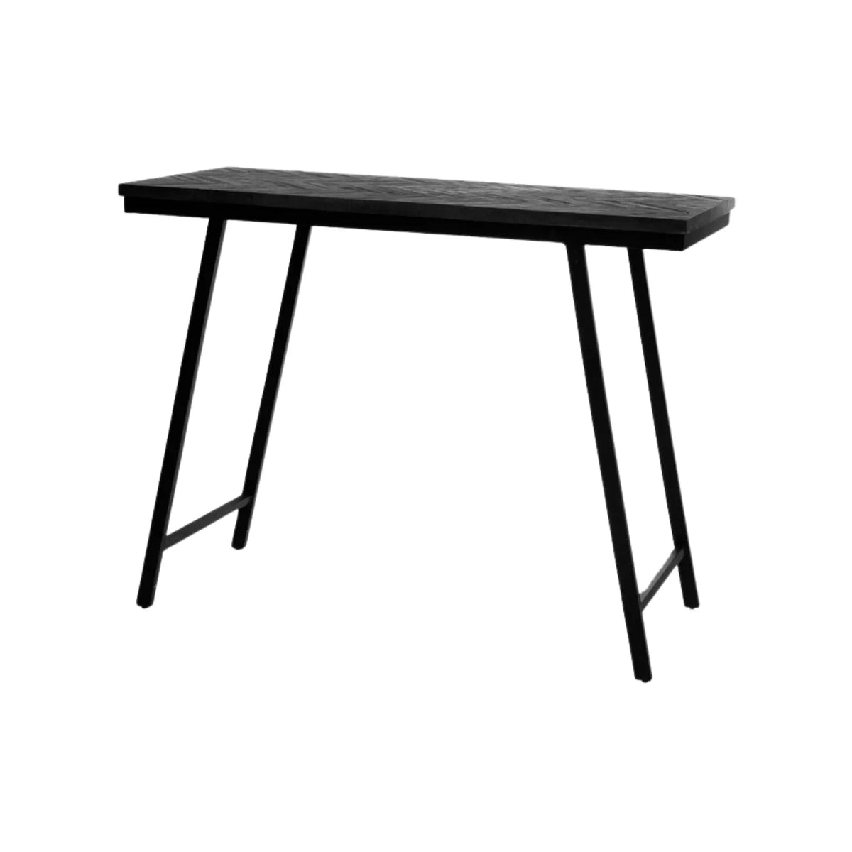 Bazar Bizar The Herringbone Bord Högt 140 cm, Svart