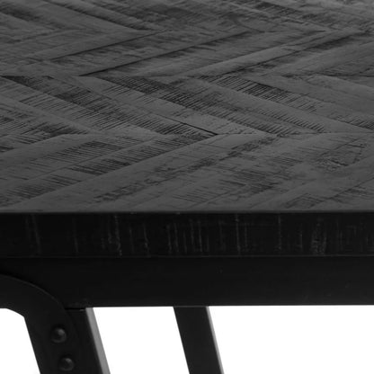 Bazar Bizar The Herringbone Bord Högt 140 cm, Svart