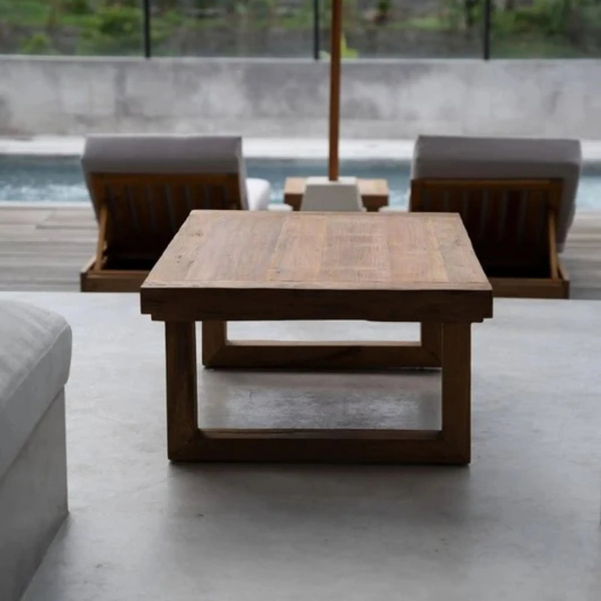 Bazar Bizar The Reclaimed Teak Soffbord, Natur
