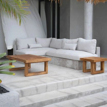 Bazar Bizar The Reclaimed Teak Soffbord, Natur