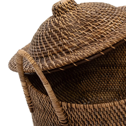 Bazar Bizar The Colonial Korg med handtag, Natur/Brun