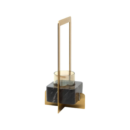 Bazar Bizar The Marbre d’Or Ljusstake L, Guld/Svart