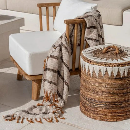 Bazar Bizar The s'il vous Pläd, Bohemian White