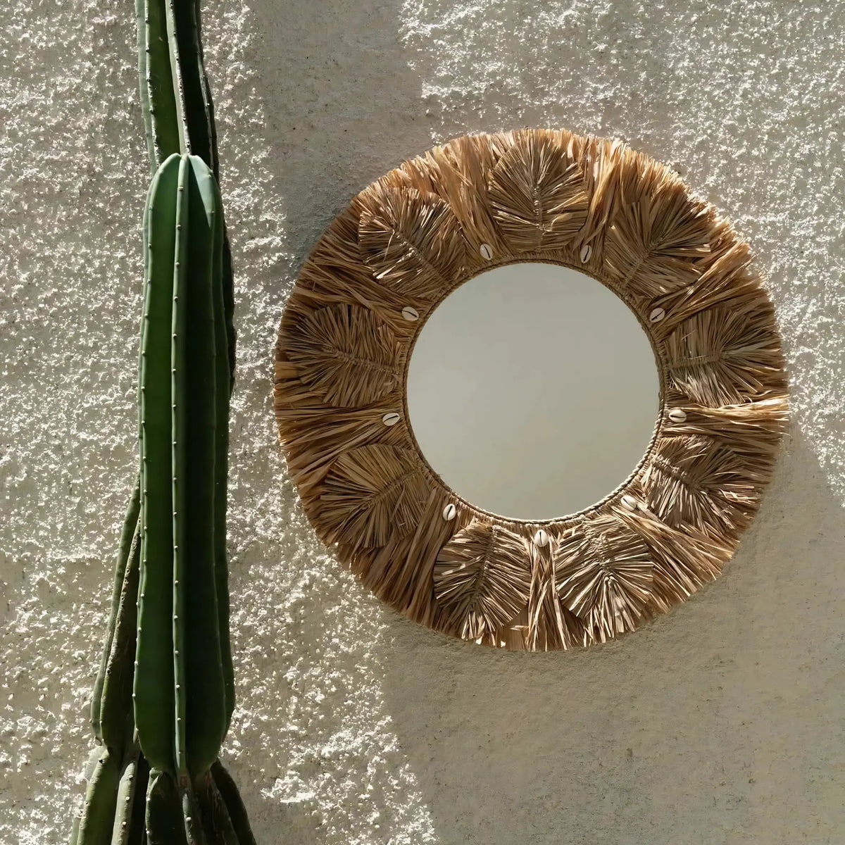 Bazar Bizar The Palm Tree Spegel M, Natur