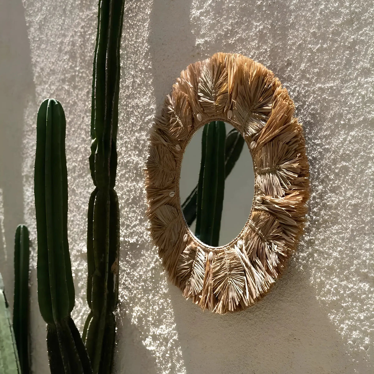 Bazar Bizar The Palm Tree Spegel M, Natur